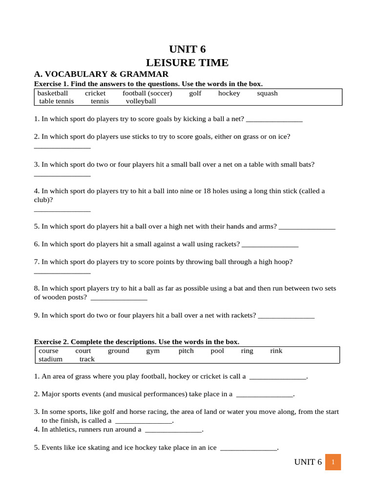 Unit 6 Student | PDF