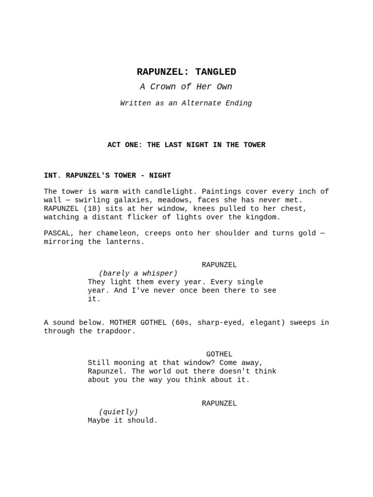 Rapunzel A Crown of Her Own | PDF | Rapunzel