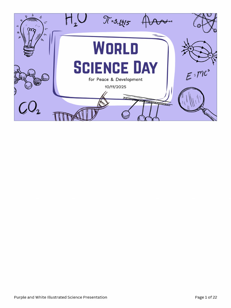 world science day | PDF