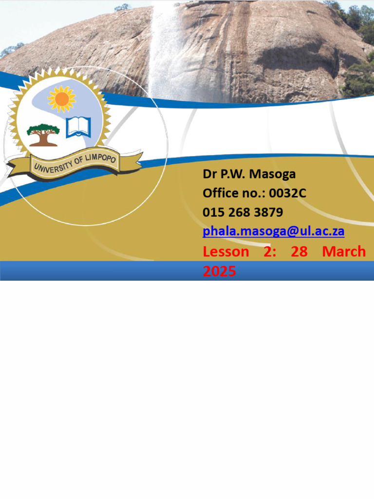 HMPS031 Slides Masoga 2 | PDF | Educational Assessment | Rubric (Academic)