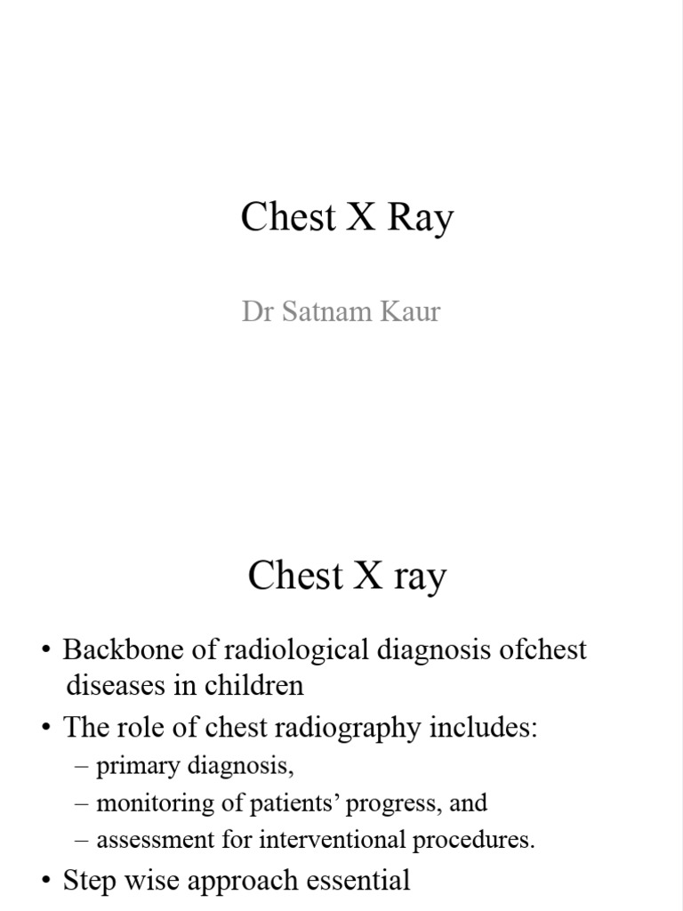 Chest X Ray | PDF