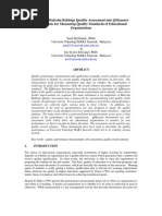 Download Adapting Malcolm Baldrige Quality Assessment in to Qmeasure Instruments for Measuring Quality Standards of Educational Organisations by spitraberg SN10209916 doc pdf
