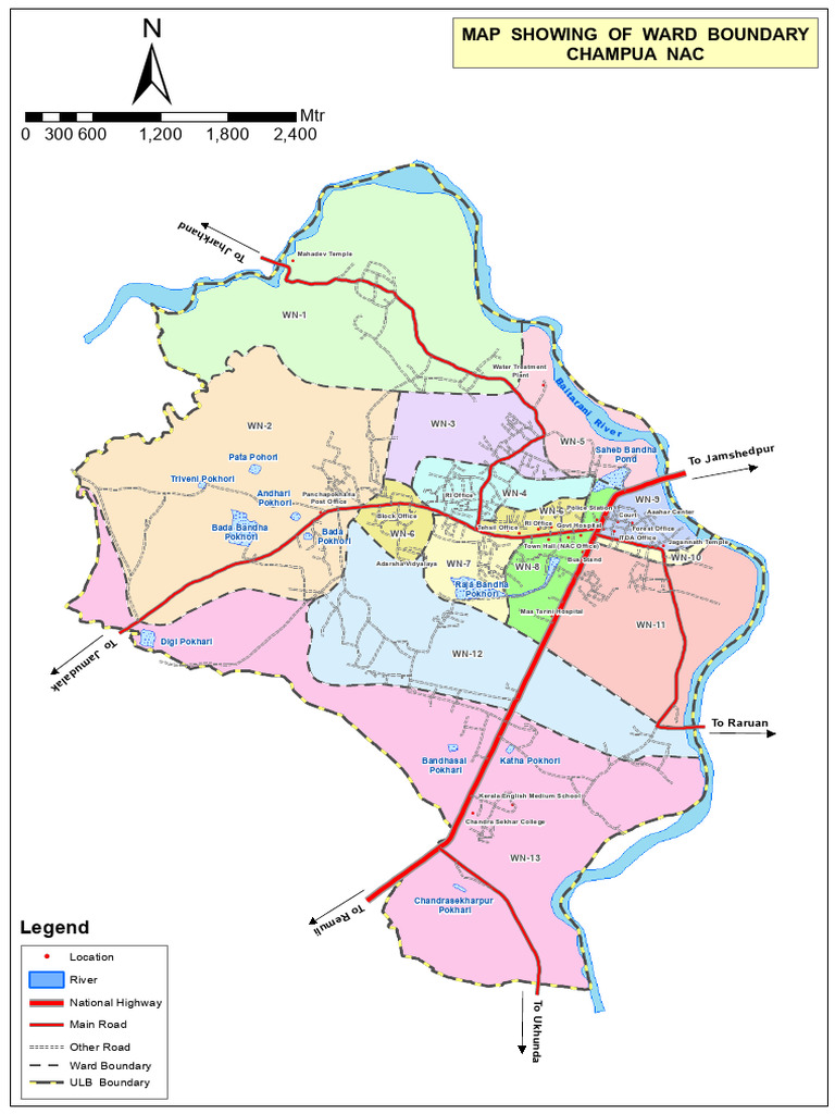 Draft Champua ULB Map | PDF