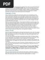 Sample Paragraphs on India | PDF | Jawaharlal Nehru