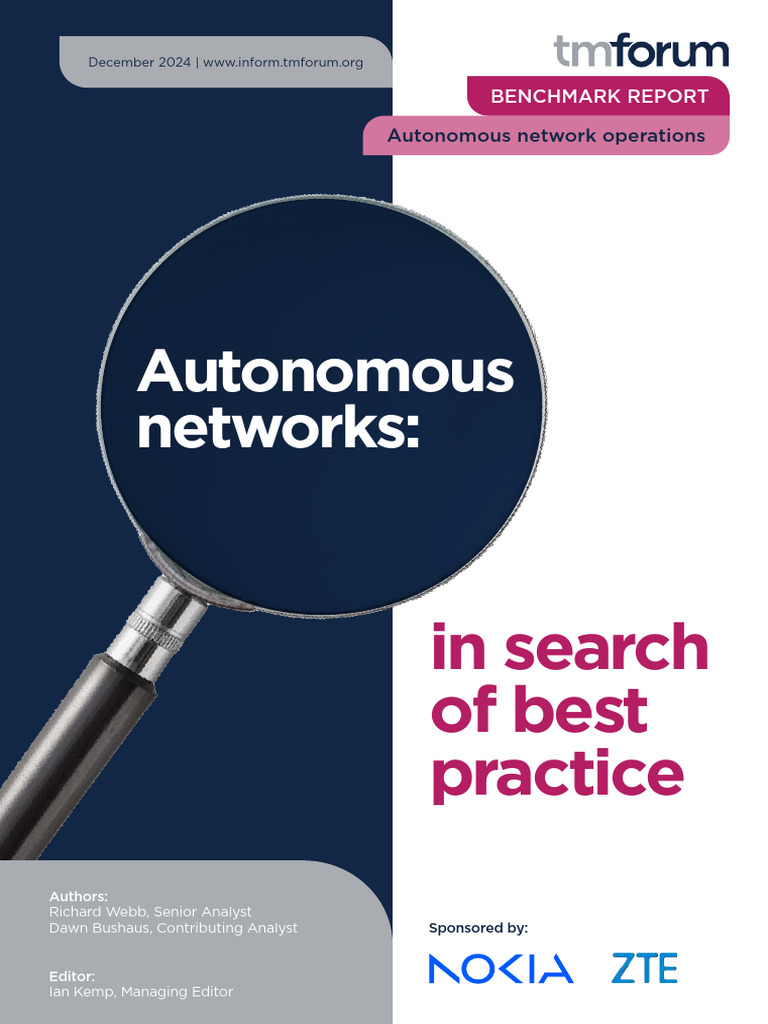 TMForum Autonomous Networks in Search of Best Practice | PDF