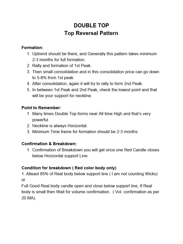 Double Top | PDF