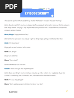 Bluey Beach Adventure Script | PDF