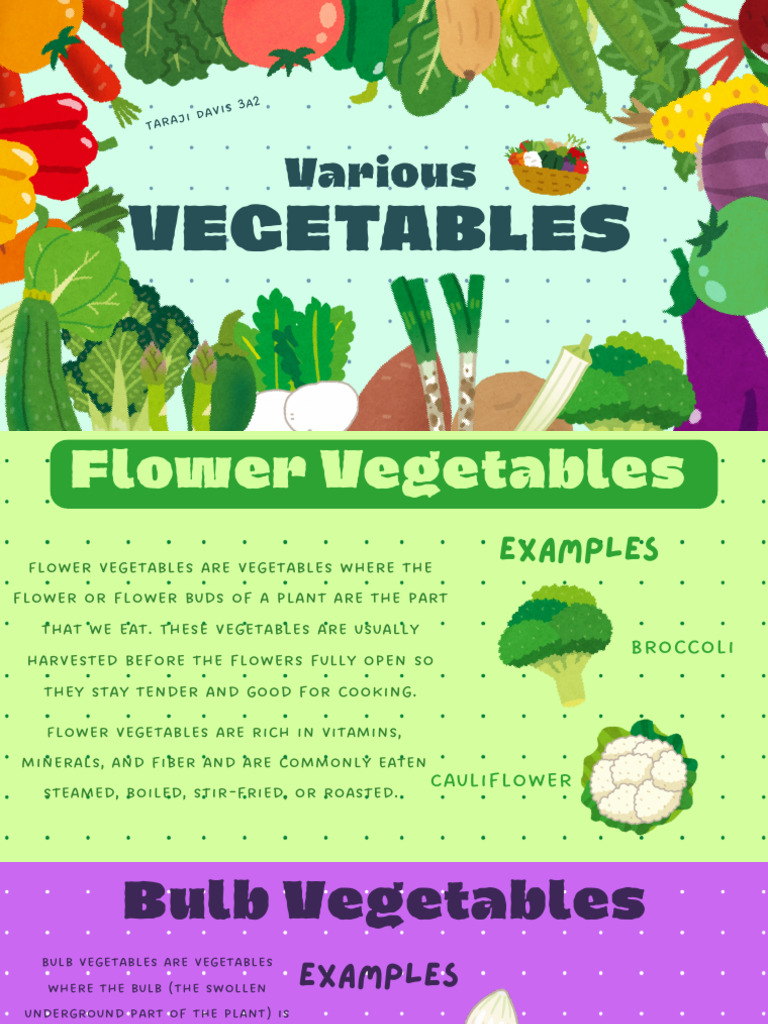 Vegetables_20260312_215421_0000 | PDF | Vegetables | Foods