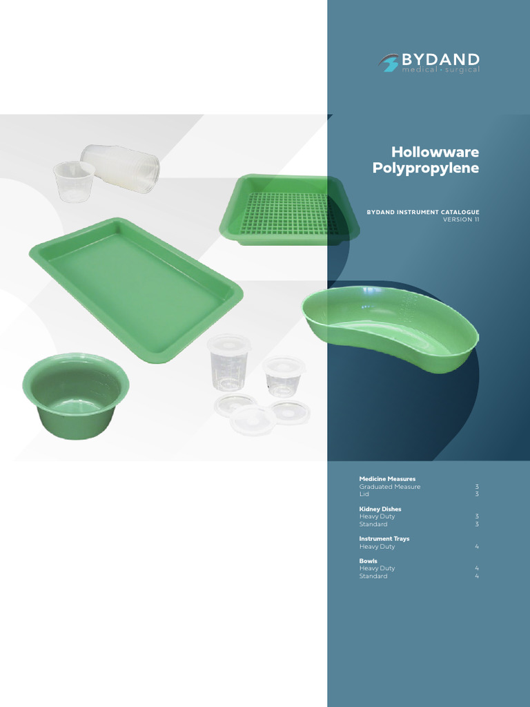 20 Bydand Hollowware Polypropylene Catalogue 2020 v2 Web | PDF