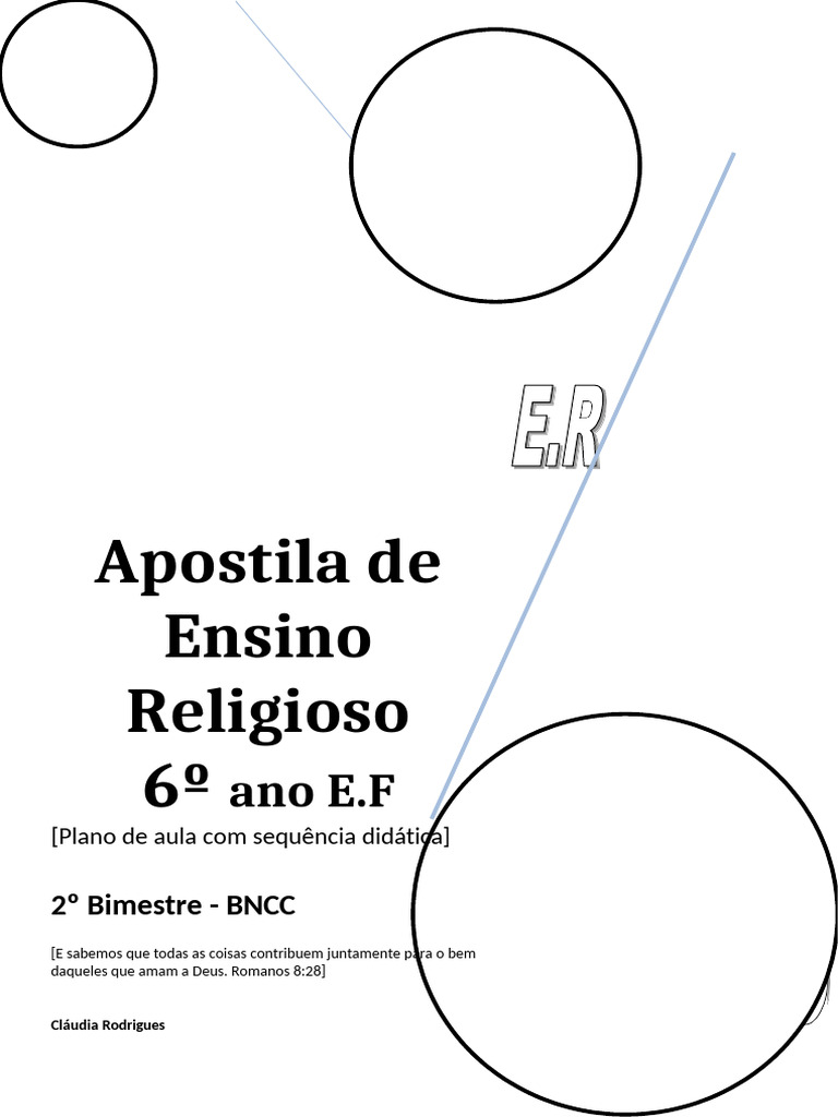 BNCC Apostila Ensino Religioso 6 Ano 2bimestre | PDF | Igreja católica ...
