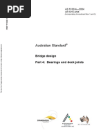 As 5100.4-2004 Bridge Design Bearings and Deck Joints