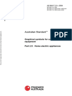 As 60417.2.5-2004 Graphical Symbols For Use On Equipment - Home Electric Appliances