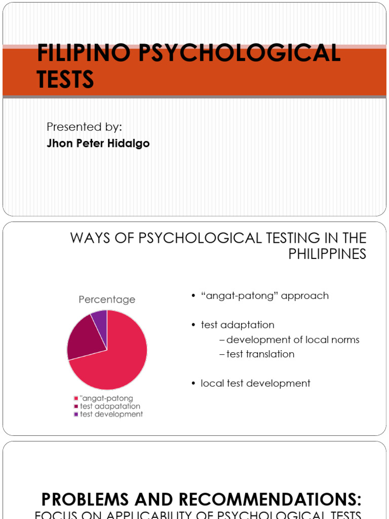 CHAPTER 1 - Filipino Made Tests | PDF | Extraversion And Introversion ...