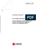 As 60947.6.2-2004 Low-Voltage Switchgear and Controlgear Multiple Function Equipment - Control and Protective