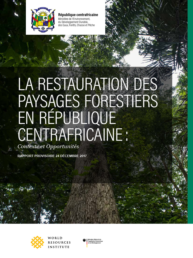 Restauration Paysages Forestiers Rép Centraf (1) - 3 | PDF ...