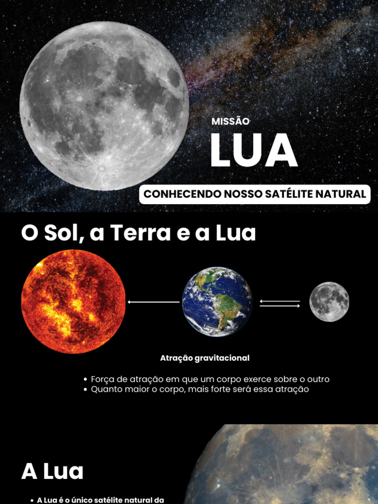 8° Ano - Ciências - Lua | PDF | Lua | Terra