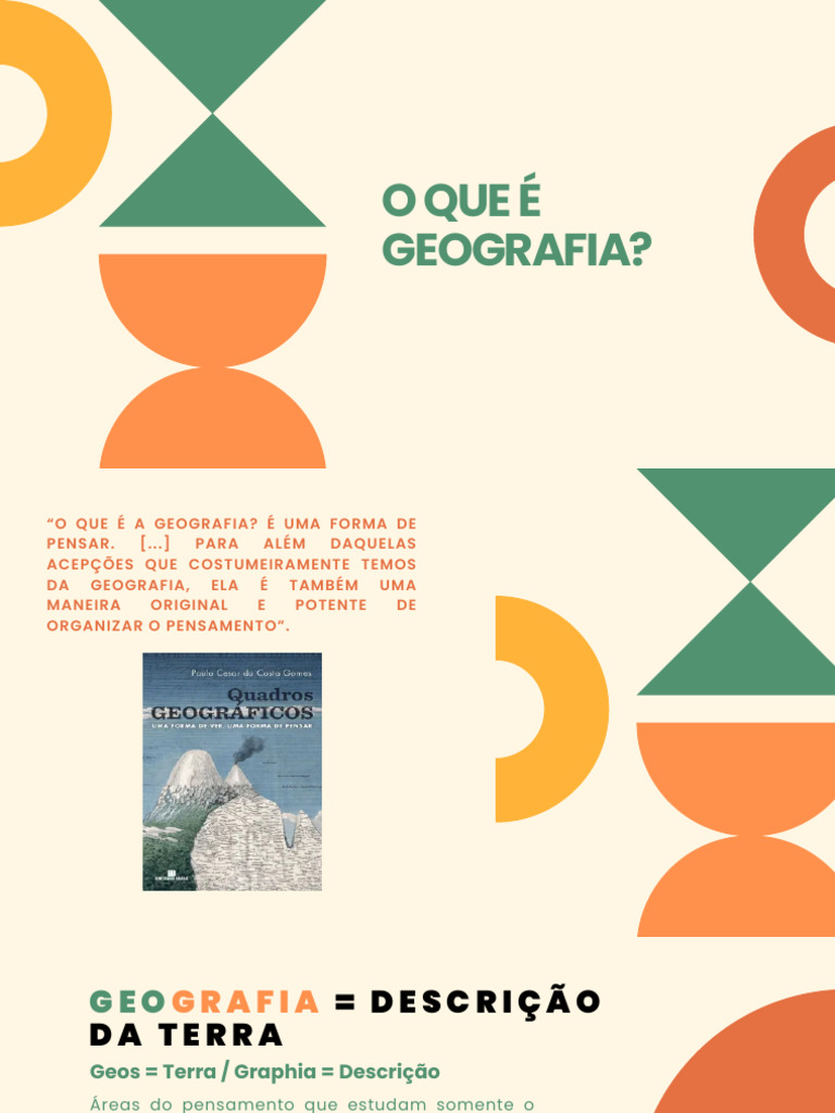 O Que é Geografia | PDF | Geografia | Paisagem