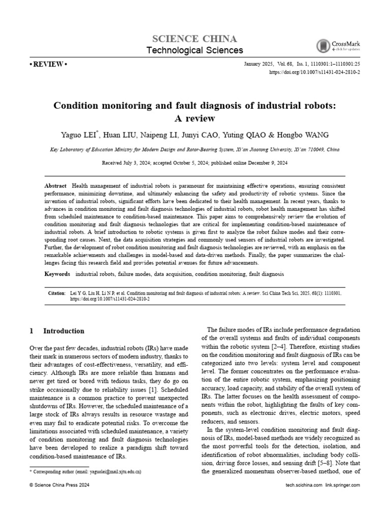 Condition Monitoring | PDF | Deep Learning | System