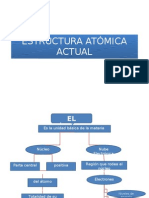 ESTRUCTURA ATÓMICA ACTUAL