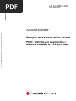 As ISO 10993.8-2003 Biological Evaluation of Medical Devices Selection and Qualification of Reference Materia