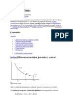 Diferencia Finita