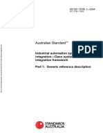 As ISO 15745.1-2004 Industrial Automation Systems and Integration - Open Systems Application Integration Fram