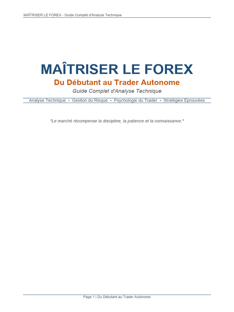 Le - Forex - Guide - Complet by Tox | PDF | Forex | Opérateur de marché
