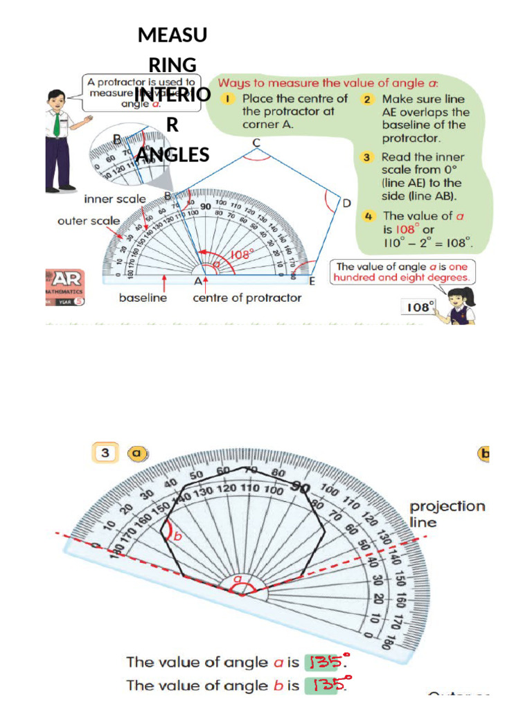 Measuring Angles | PDF