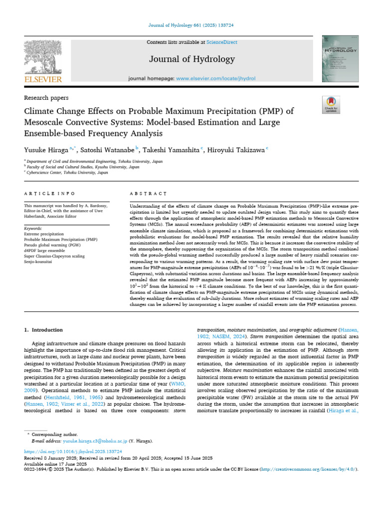 3 Climate Change Effects on Probable Maximum Precipitation (PMP) of ...
