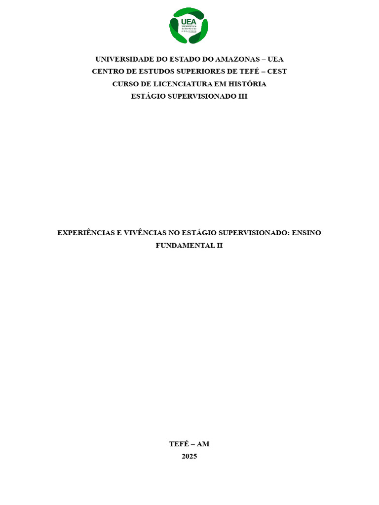 Relatório Estágio Milena - com docs anexados (1) | PDF | Pedagogia ...