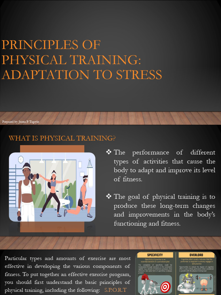 PRINCIPLES OF PHYSICAL TRAINING | PDF
