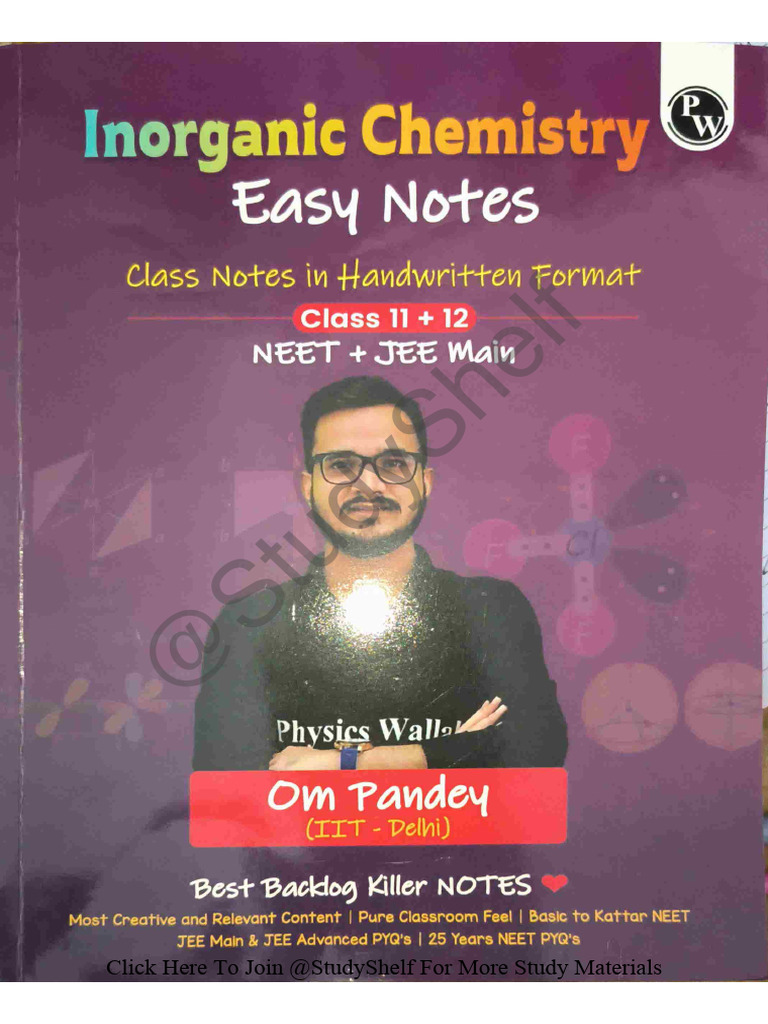 Inorganic_Chemistry_Easy_Notes_Full_Book_By_@StudyShelf | PDF