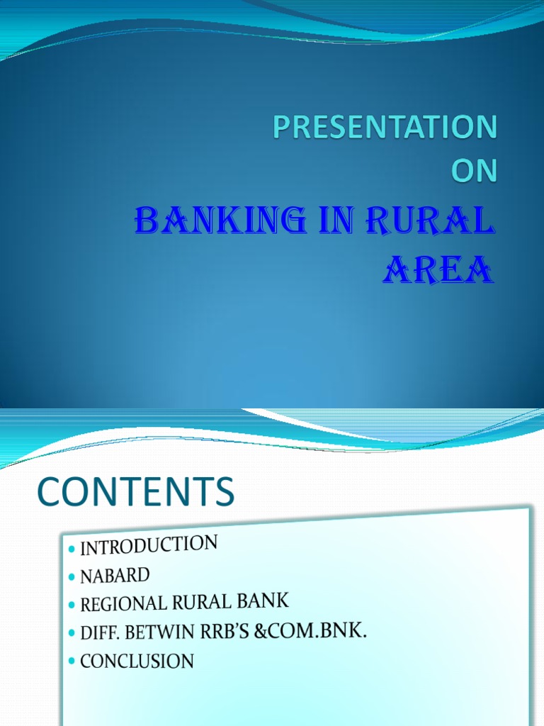 Rural Banking in India: NABARD & RRBs Overview | PDF | Refinancing | Banks