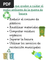 Causas y Soluciones a la Quema de Basura | PDF | Residuos | Contaminación