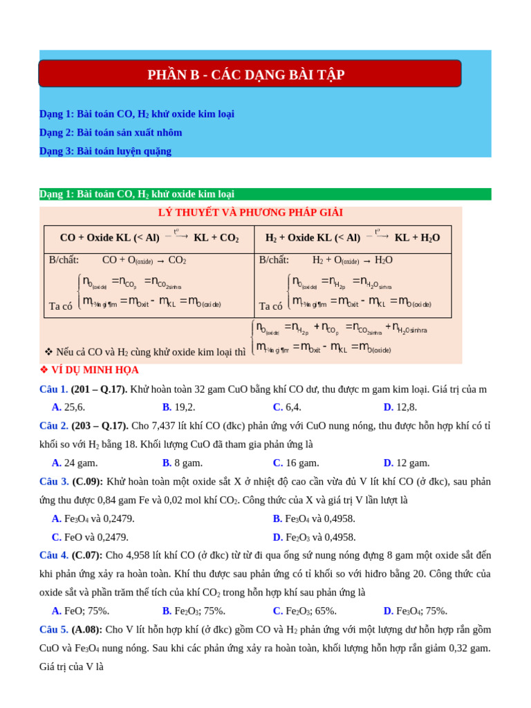 BT CHUONG 6 | PDF