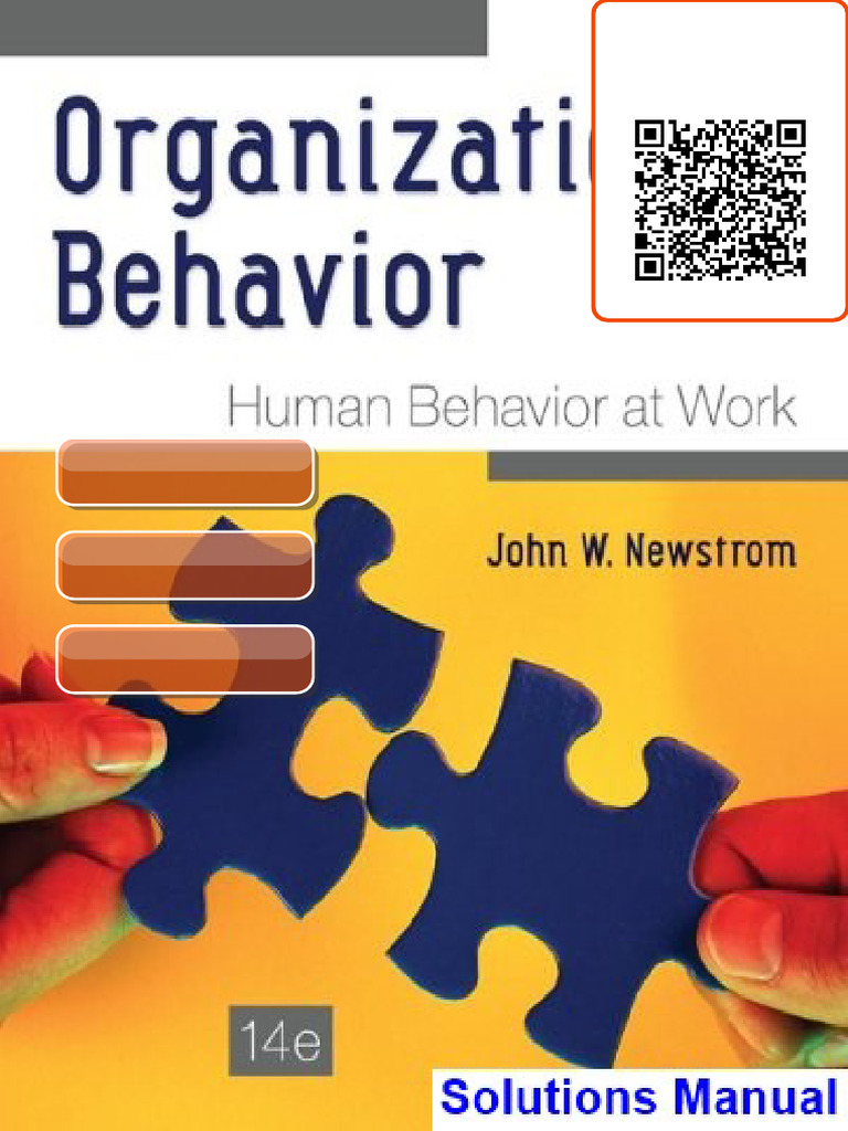 Get your Organizational Behavior Human Behavior at Work 14th Edition ...