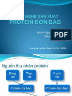 CÔNG NGHỆ SẢN XUẤT protein don bao