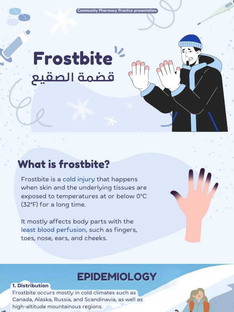 Frostbite (definition, causes, risk factors, pathophysiology ...