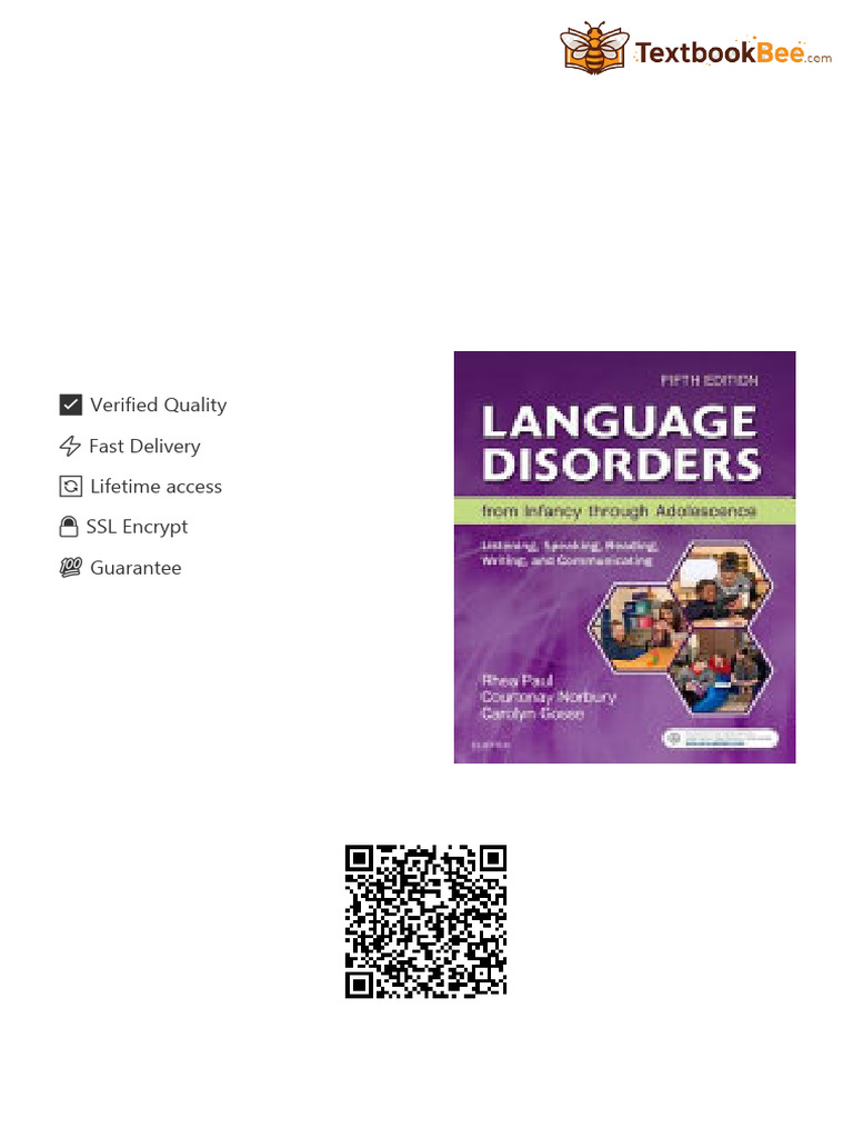 Language Disorders from Infancy Through Adolescence 5th Edition Rhea ...