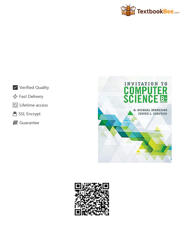 Unlock Invitation to Computer Science 8th Edition G. Michael Schneider ...