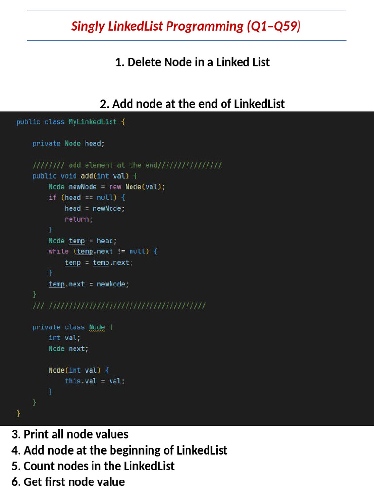 Linked List | PDF