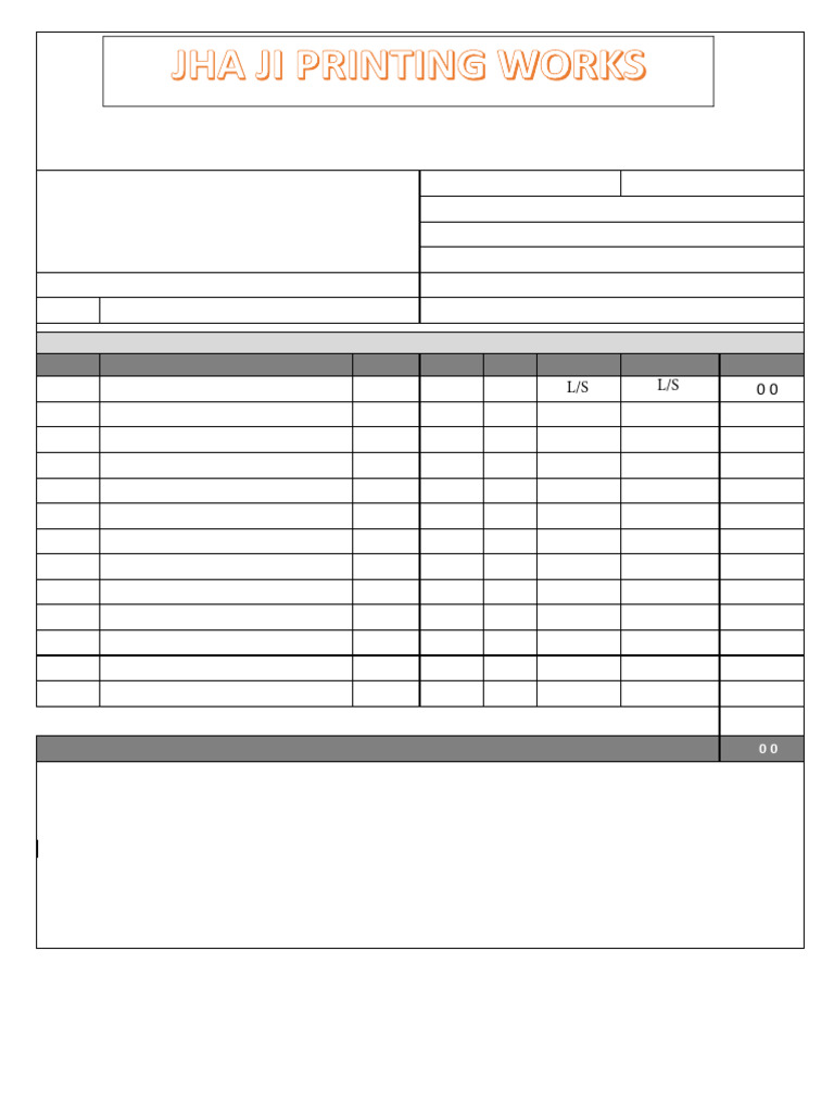Jha Ji Invoice | PDF
