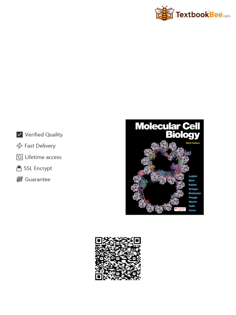 Molecular Cell Biology 9th Edition by Harvey Lodish, Arnold Berk