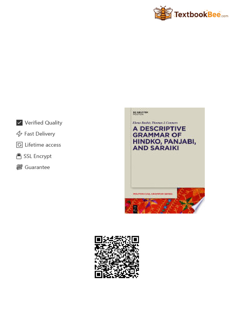 A Descriptive Grammar of Hindko Panjabi and Saraiki 1st Edition by ...