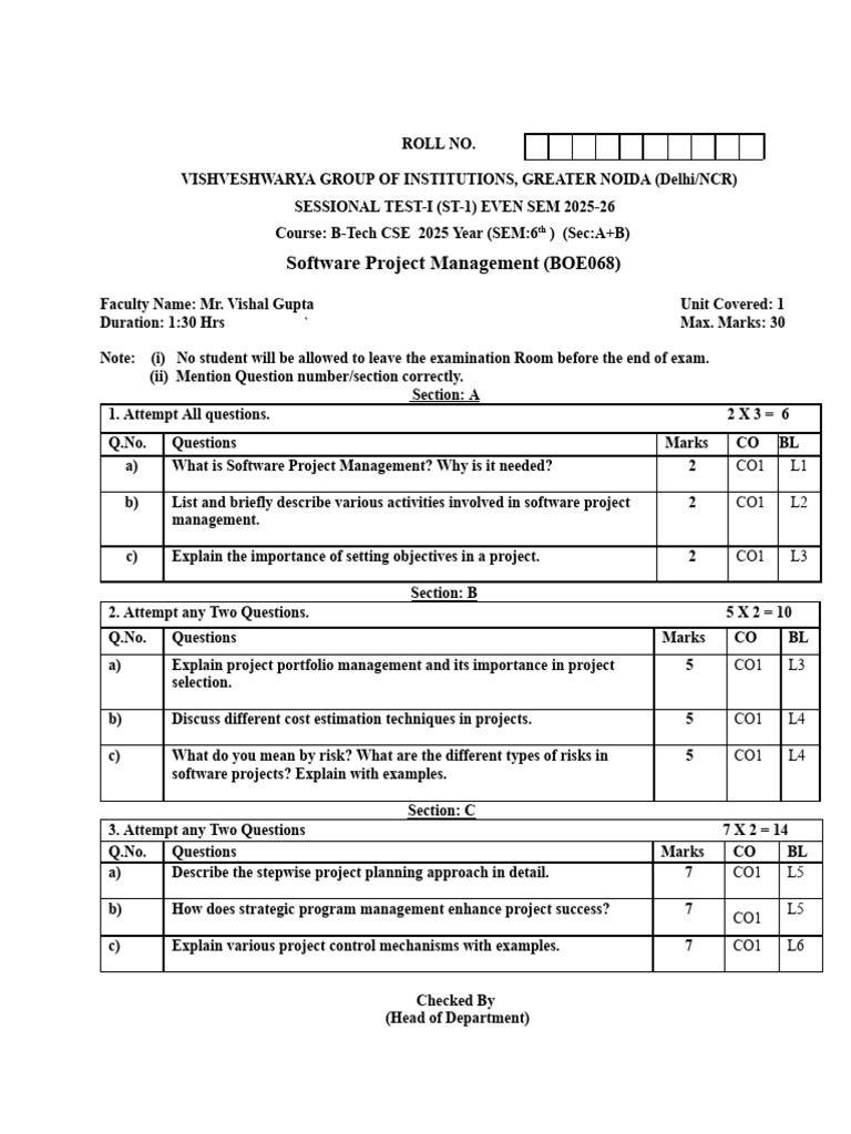 SPM_Sessional-1_Question-Paper-1 | PDF