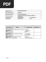Post Operative Observations Guidelines | PDF | Pain Management | Surgery