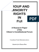 Group and Minority Rights in Fiji - CCF