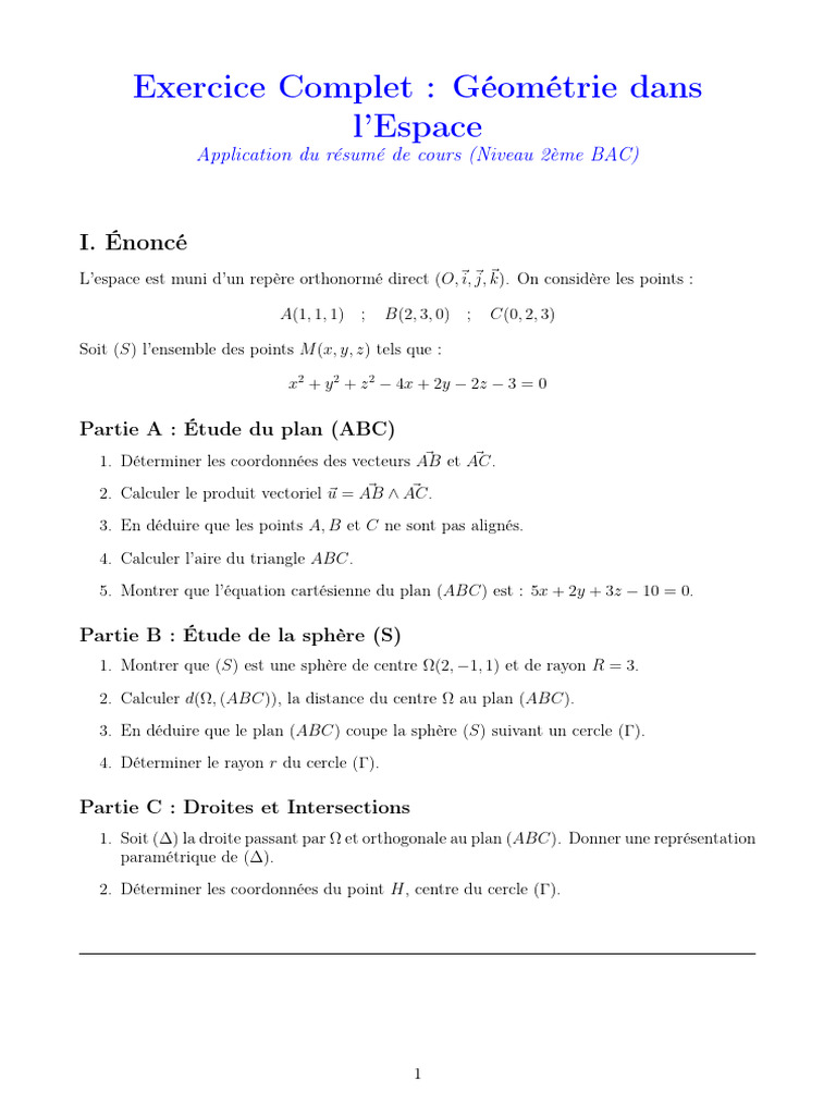 Exercice (2) | PDF