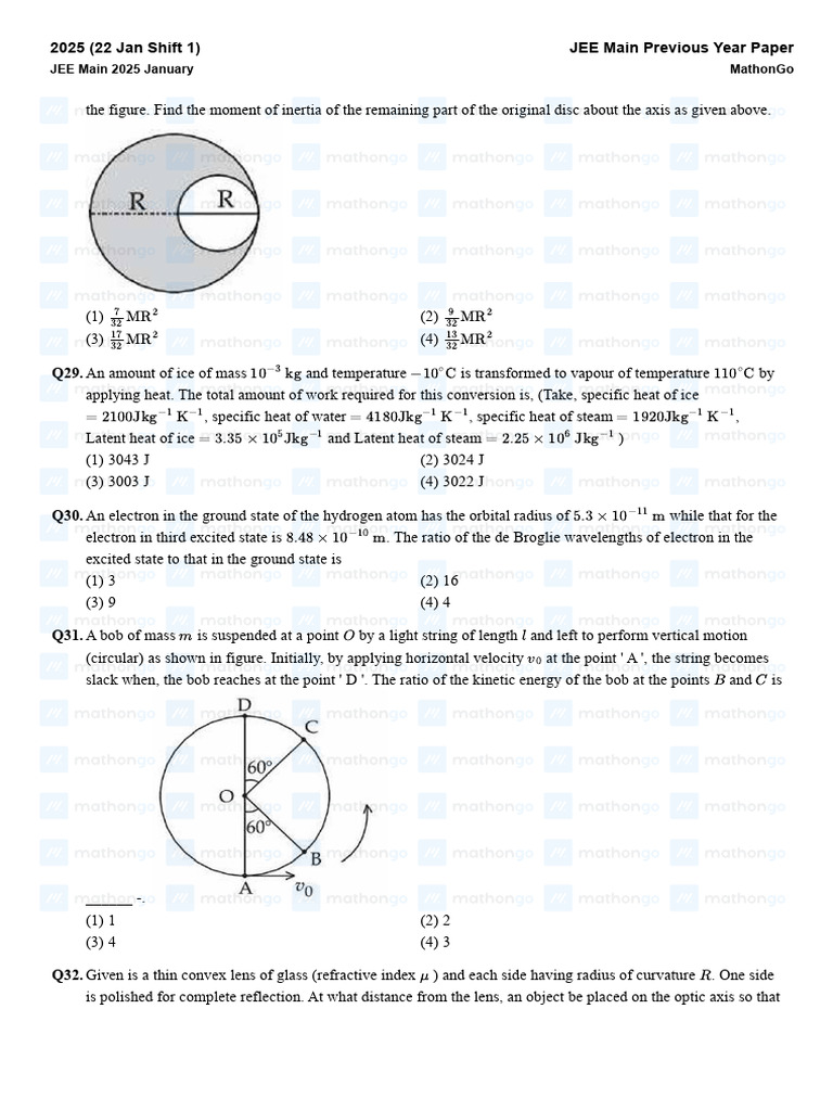 jee_question_with_ans | PDF | Capacitor | Applied And Interdisciplinary ...