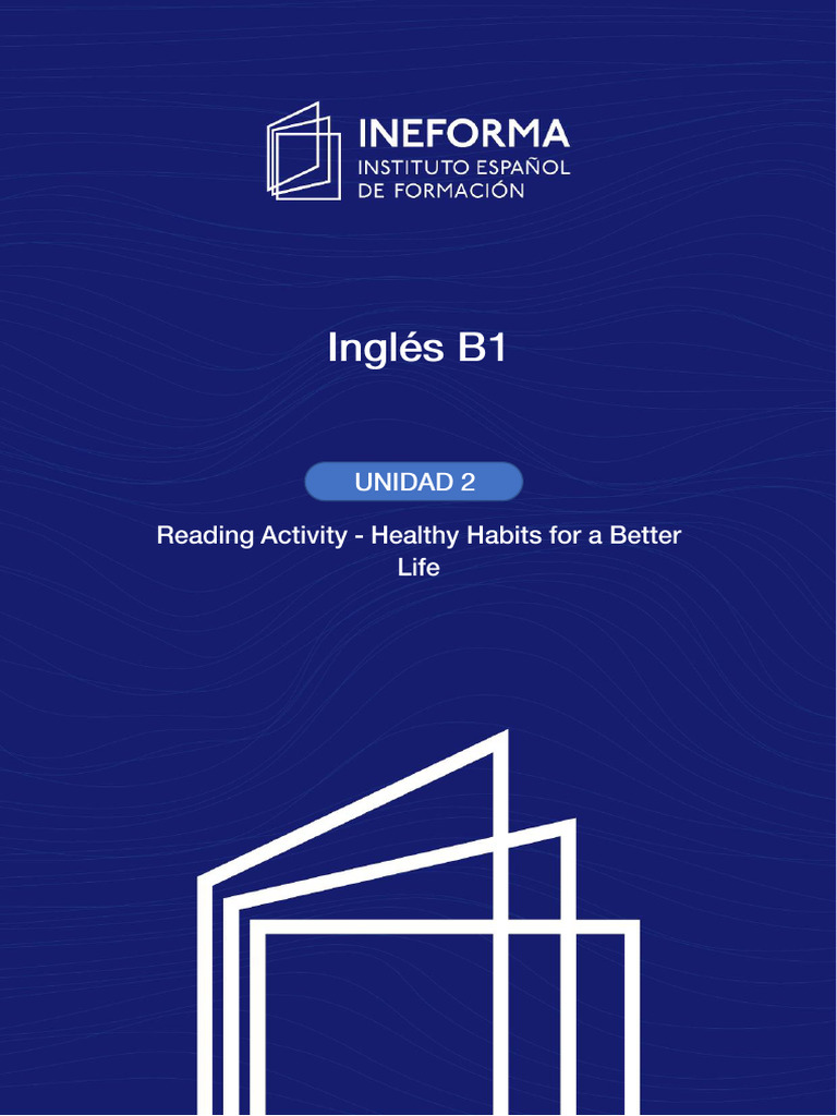 Reading Activity - Healthy Habits for a Better Life | PDF